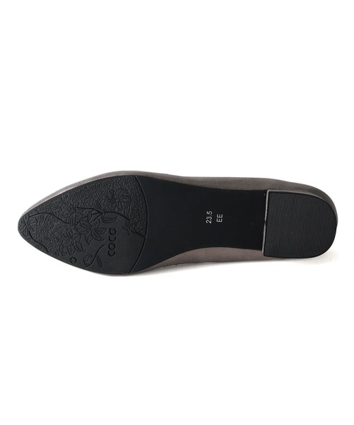 coca(ANDEX shoes product)(コカ)の「coca / コカ 星スタッズ付き ポインテッドトゥ ローヒール パンプス 420002(パンプス・レディース・パイソン/ブラック/ベージュ・23.5cm/24.5cm/22cm/23cm/22.5cm/24cm)」の16枚目の写真
