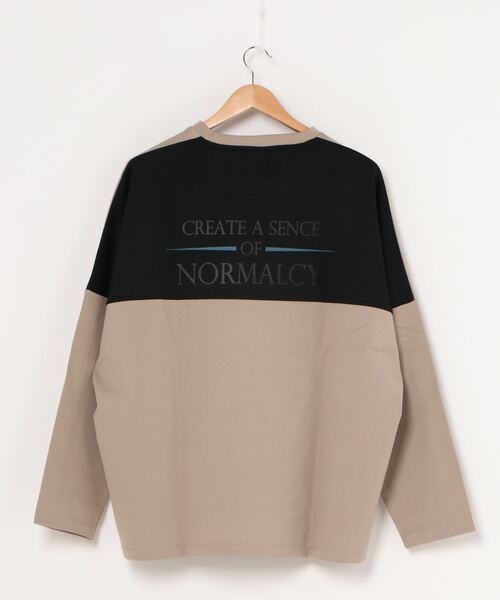 WEGO（ウィゴー）の「WEGO/ロゴプリントビッグシルエットドルマンプルオーバー（スウェット・メンズ・ホワイト/ベージュ・MEDIUM/LARGE）」の17枚目の写真