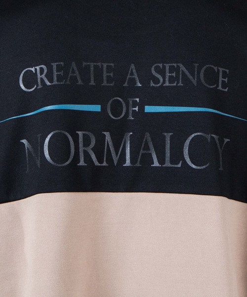 WEGO（ウィゴー）の「WEGO/ロゴプリントビッグシルエットドルマンプルオーバー（スウェット・メンズ・ホワイト/ベージュ・MEDIUM/LARGE）」の14枚目の写真