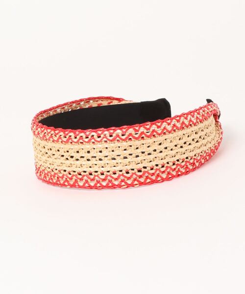 dazzlin（ダズリン）の「ナチュラリーカチューシャ（カチューシャ・レディース・レッド・FREE）」の2枚目の写真