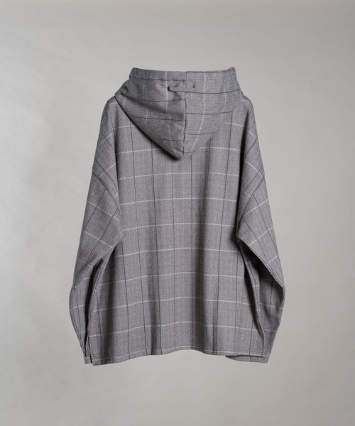 DOOPZ(ドープス)の「SIDE SLIT SMOOTH POCKET PARKA / サイドスリットスムースポケットパーカー(パーカー・メンズ・ブラック/ブラウン/グレー/ナチュラル・SMALL/MEDIUM/LARGE)」の11枚目の写真