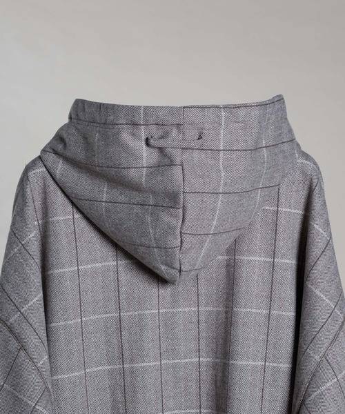 DOOPZ(ドープス)の「SIDE SLIT SMOOTH POCKET PARKA / サイドスリットスムースポケットパーカー(パーカー・メンズ・ブラック/ブラウン/グレー/ナチュラル・SMALL/MEDIUM/LARGE)」の12枚目の写真