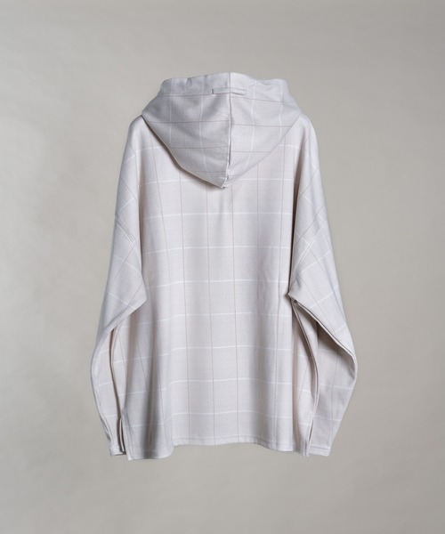 DOOPZ(ドープス)の「SIDE SLIT SMOOTH POCKET PARKA / サイドスリットスムースポケットパーカー(パーカー・メンズ・ブラック/ブラウン/グレー/ナチュラル・SMALL/MEDIUM/LARGE)」の13枚目の写真