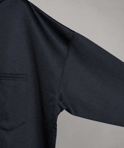 DOOPZ(ドープス)の「SIDE SLIT SMOOTH POCKET PARKA / サイドスリットスムースポケットパーカー(パーカー・メンズ・ブラック/ブラウン/グレー/ナチュラル・SMALL/MEDIUM/LARGE)」の16枚目の写真