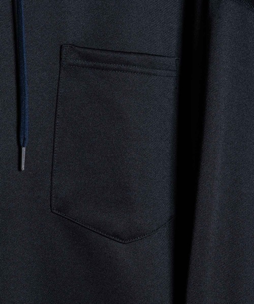 DOOPZ(ドープス)の「SIDE SLIT SMOOTH POCKET PARKA / サイドスリットスムースポケットパーカー(パーカー・メンズ・ブラック/ブラウン/グレー/ナチュラル・SMALL/MEDIUM/LARGE)」の17枚目の写真