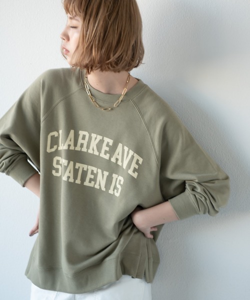 Aunt Marie's(アントマリーズ)の「カレッジロゴスウェット / AUNT MARIE'S(スウェット・レディース・ホワイト/ネイビー/グリーン・FREE)」の21枚目の写真