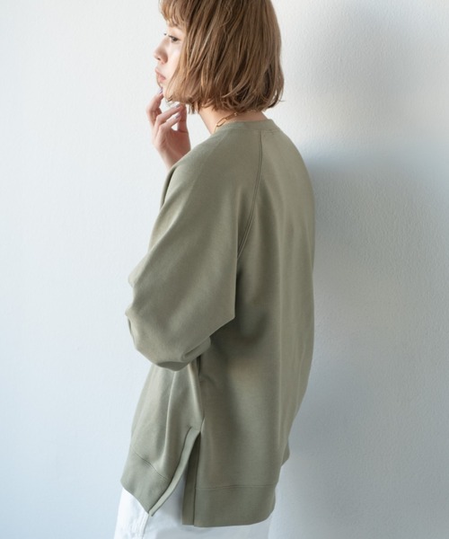 Aunt Marie's(アントマリーズ)の「カレッジロゴスウェット / AUNT MARIE'S(スウェット・レディース・ホワイト/ネイビー/グリーン・FREE)」の22枚目の写真