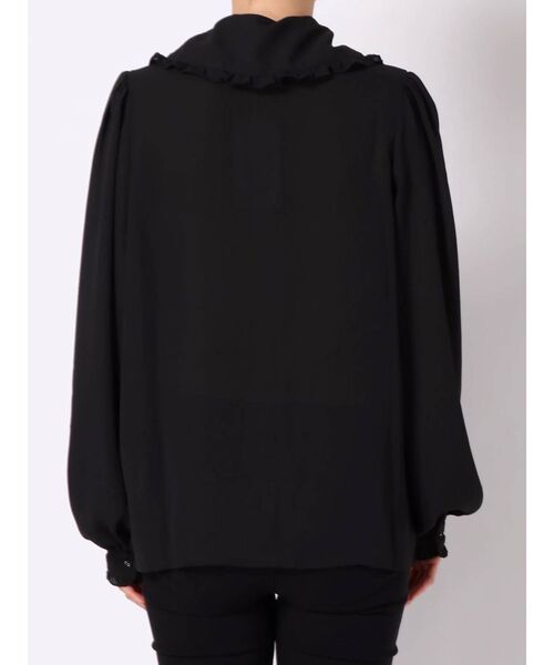 jouetie（ジュエティ）の「ビックカラーフロントリボンブラウス（シャツ/ブラウス・レディース・ブラック/オフホワイト/その他1・MEDIUM）」の7枚目の写真