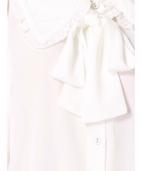 jouetie（ジュエティ）の「ビックカラーフロントリボンブラウス（シャツ/ブラウス・レディース・ブラック/オフホワイト/その他1・MEDIUM）」の19枚目の写真