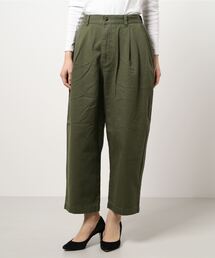 Samansa Mos2 | ツイル起毛裾タックパンツ(その他パンツ)