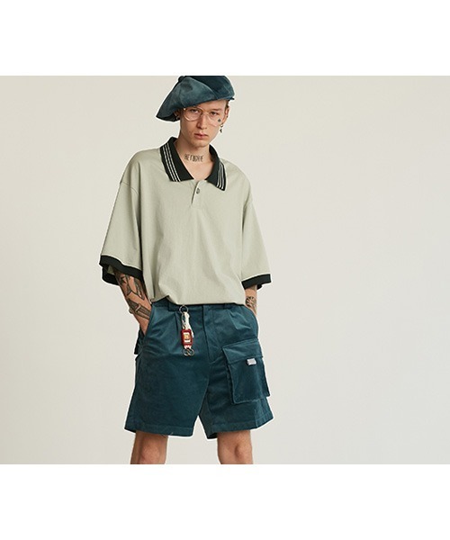 MIXSEVEN（ミックスセブン）の「グリーンフォーマルショーツ　H8K09【MIX SEVEN】（その他パンツ・メンズ・グリーン・S/M/L）」の11枚目の写真