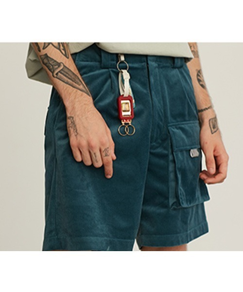 MIXSEVEN（ミックスセブン）の「グリーンフォーマルショーツ　H8K09【MIX SEVEN】（その他パンツ・メンズ・グリーン・S/M/L）」の9枚目の写真