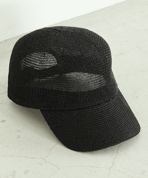 COMME CA ISM（コムサイズム）の「ペーパーキャップ（キャップ・レディース・ホワイト/ブラック/ライトグレー・FREE）」の2枚目の写真