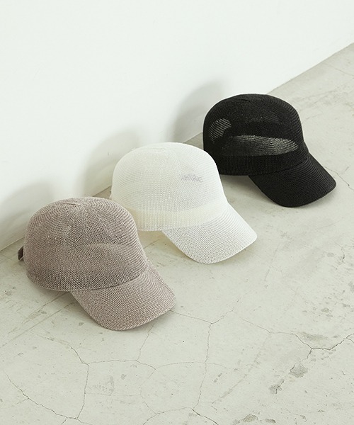 COMME CA ISM（コムサイズム）の「ペーパーキャップ（キャップ・レディース・ホワイト/ブラック/ライトグレー・FREE）」の7枚目の写真