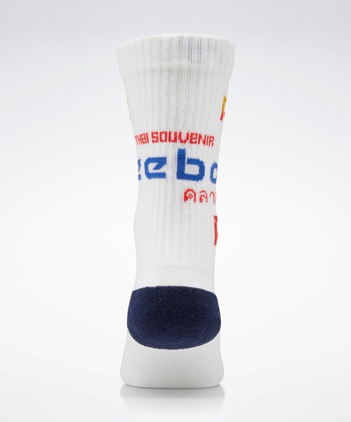 Reebok（リーボック）の「クラシックス トラベル ソックス / Classics Travel Socks（ソックス/靴下・メンズ・ホワイト/ブラック・MEDIUM/SMALL）」の4枚目の写真