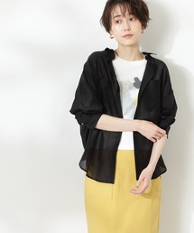 N.（N. Natural Beauty Basic） | ◆シアーリラックスシャツ(シャツ/ブラウス)