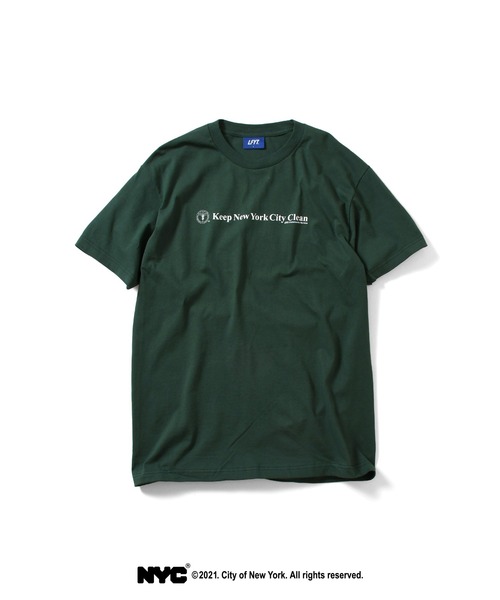 Lafayette（ラファイエット）の「LFYT ラファイエット [Lafayette] - x ディーエスエヌワイ [DSNY] コラボ ニューヨーク市衛生局 コミュニティーサービス グラフィック 半袖 Tシャツ [COMMUNITY SERVICES TEE]（Tシャツ/カットソー・メンズ・ホワイト/ダークグリーン/ブラック/オレンジ・X-LARGE/XX-LARGE/MEDIUM/LARGE/SMALL）」の3枚目の写真