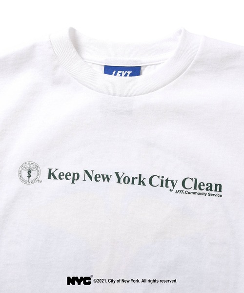 Lafayette（ラファイエット）の「LFYT ラファイエット [Lafayette] - x ディーエスエヌワイ [DSNY] コラボ ニューヨーク市衛生局 コミュニティーサービス グラフィック 半袖 Tシャツ [COMMUNITY SERVICES TEE]（Tシャツ/カットソー・メンズ・ホワイト/ダークグリーン/ブラック/オレンジ・X-LARGE/XX-LARGE/MEDIUM/LARGE/SMALL）」の11枚目の写真