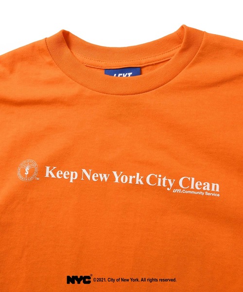 Lafayette（ラファイエット）の「LFYT ラファイエット [Lafayette] - x ディーエスエヌワイ [DSNY] コラボ ニューヨーク市衛生局 コミュニティーサービス グラフィック 半袖 Tシャツ [COMMUNITY SERVICES TEE]（Tシャツ/カットソー・メンズ・ホワイト/ダークグリーン/ブラック/オレンジ・X-LARGE/XX-LARGE/MEDIUM/LARGE/SMALL）」の18枚目の写真