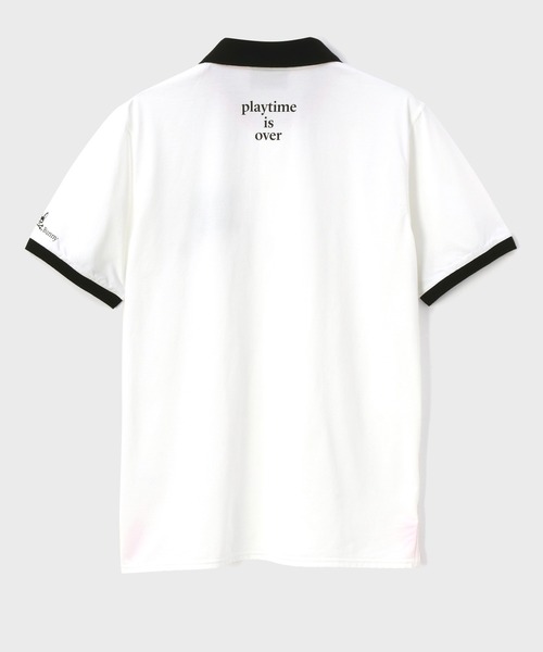 Psycho Bunny ホワイトポロシャツ 新品タグ付き Psycho Bunny(サイコバニー)の「〔SPORTS LINE〕PLAYTIME IS