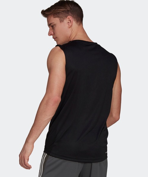 adidas（アディダス）の「M D2M 3ストライプス タンクトップ