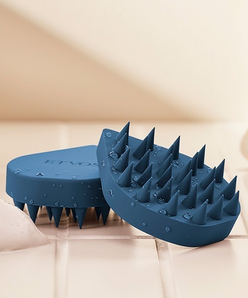 ETVOS（エトヴォス）の「リラクシングマッサージブラシ（その他ボディ・ヘアケア・レディース・その他/#マットピンク/#チャコールグレー(ハード)/#インディゴブルー(ハード) サンプル付/#ソフトイエロー サンプル付/#ライム/#インディゴブルー(ハード)/#ラムネ(ハード)/#ホワイトモカ 限定パッケージ/#チャコールグレー(ハード) 限定パッケージ/#ハートピンク 限定パッケージ/#エルモ/#ビッグバード/#クッキーモンスター(ハード)・FREE）」の7枚目の写真