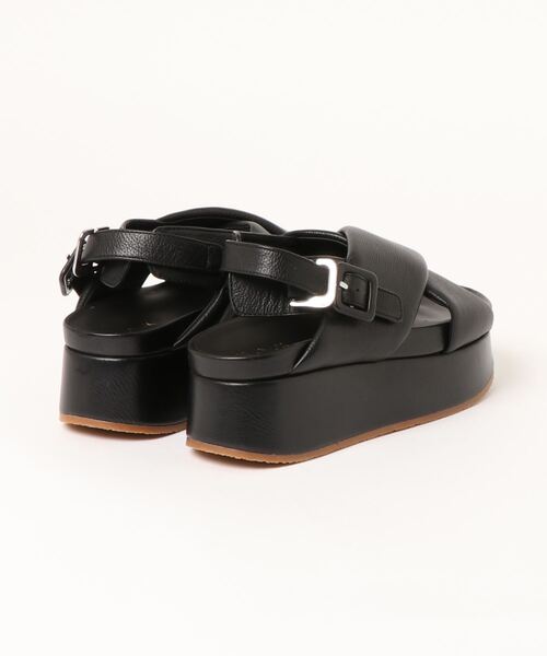 H.A.K（ハク）の「マシュマロレザーサンダル（サンダル・レディース・ホワイト/ブラック・38/36/37）」の3枚目の写真