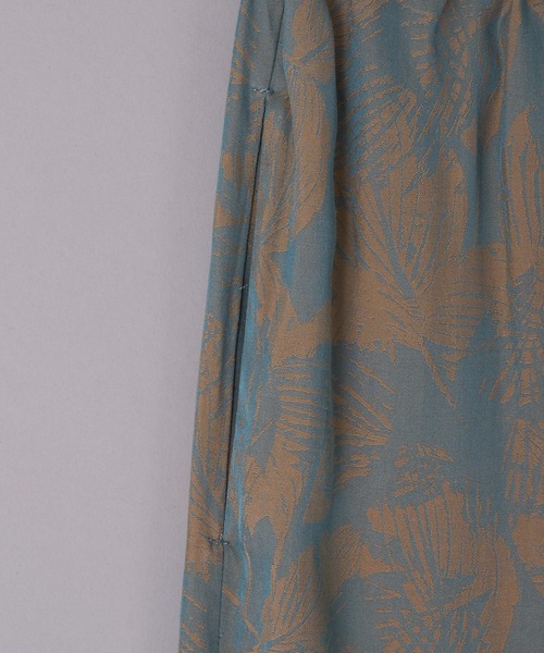 CIAOPANIC（チャオパニック）の「リーフ柄イージーパンツ（スラックス・レディース・グリーン/ネイビー/ブルー系その他・FREE）」の6枚目の写真