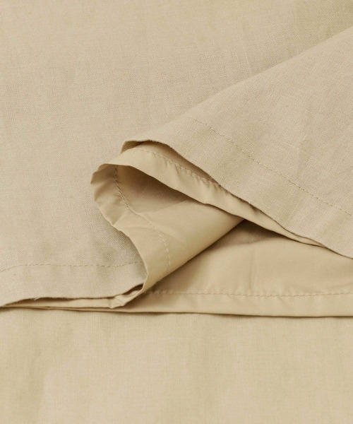 URBAN RESEARCH Sonny Label（アーバンリサーチサニーレーベル）の「リネンコットンタックワイドサロペット（サロペット/オーバーオール・レディース・ブラック/ベージュ・FREE）」の13枚目の写真