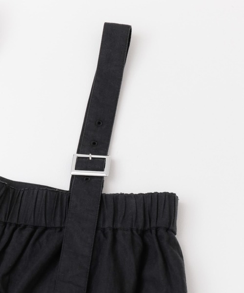 URBAN RESEARCH Sonny Label（アーバンリサーチサニーレーベル）の「リネンコットンタックワイドサロペット（サロペット/オーバーオール・レディース・ブラック/ベージュ・FREE）」の14枚目の写真