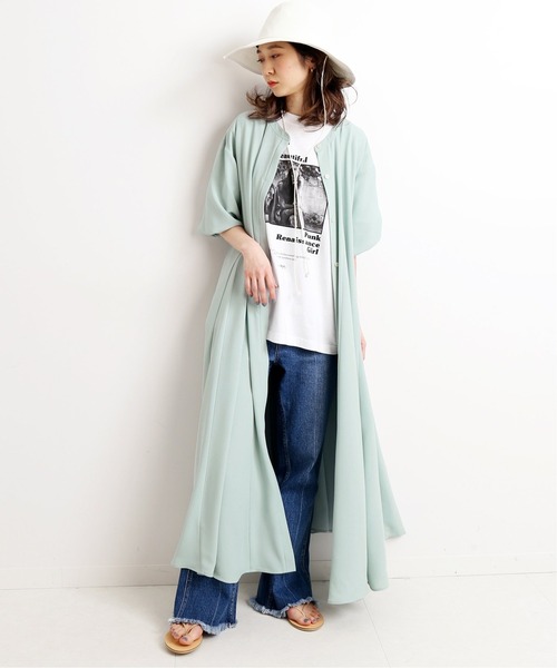 SLOBE IENA（スローブイエナ）の「Roberta Bayley Girls フォトTEE【洗濯機使用可能】◆（Tシャツ/カットソー・レディース・ホワイト/ピンク・FREE）」の4枚目の写真