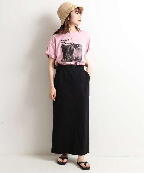 SLOBE IENA（スローブイエナ）の「Roberta Bayley Girls フォトTEE【洗濯機使用可能】◆（Tシャツ/カットソー・レディース・ホワイト/ピンク・FREE）」の15枚目の写真