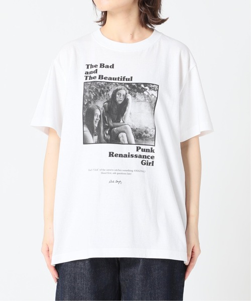 SLOBE IENA（スローブイエナ）の「Roberta Bayley Girls フォトTEE【洗濯機使用可能】◆（Tシャツ/カットソー・レディース・ホワイト/ピンク・FREE）」の19枚目の写真