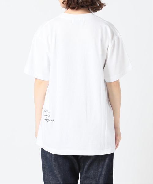 SLOBE IENA（スローブイエナ）の「Roberta Bayley Girls フォトTEE【洗濯機使用可能】◆（Tシャツ/カットソー・レディース・ホワイト/ピンク・FREE）」の12枚目の写真