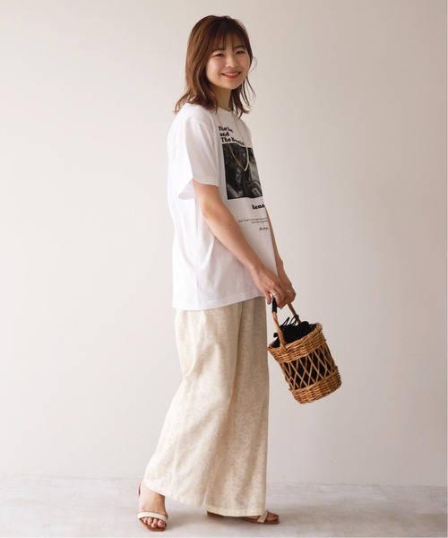 SLOBE IENA（スローブイエナ）の「Roberta Bayley Girls フォトTEE【洗濯機使用可能】◆（Tシャツ/カットソー・レディース・ホワイト/ピンク・FREE）」の6枚目の写真