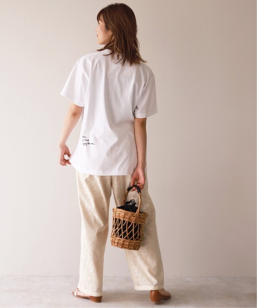 SLOBE IENA（スローブイエナ）の「Roberta Bayley Girls フォトTEE【洗濯機使用可能】◆（Tシャツ/カットソー・レディース・ホワイト/ピンク・FREE）」の21枚目の写真