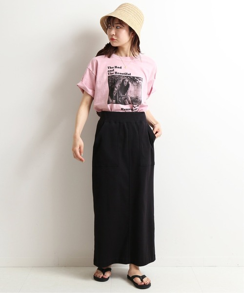 SLOBE IENA（スローブイエナ）の「Roberta Bayley Girls フォトTEE【洗濯機使用可能】◆（Tシャツ/カットソー・レディース・ホワイト/ピンク・FREE）」の22枚目の写真