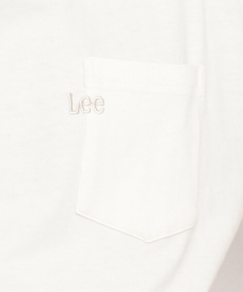 Lee(リー)の「Lee(R)別注 ポケット刺繍Tシャツ(Tシャツ/カットソー・レディース・アイボリー/ガンメタ/カーキ・02)」の15枚目の写真