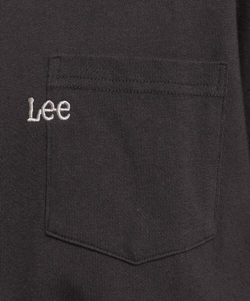 Lee(リー)の「Lee(R)別注 ポケット刺繍Tシャツ(Tシャツ/カットソー・レディース・アイボリー/ガンメタ/カーキ・02)」の16枚目の写真