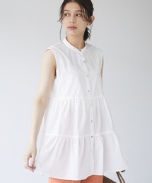 ELENCARE DUE | ・ELENCARE DUE　刺繍ティアードチュニック＊(シャツ/ブラウス)