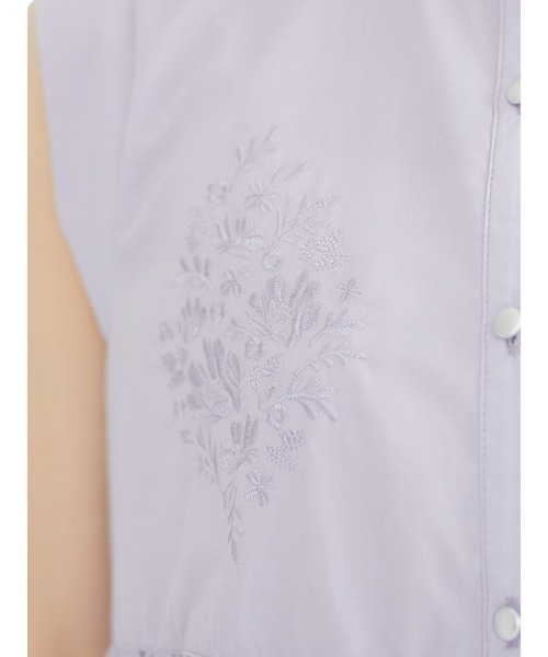 ELENCARE DUE（エレンカーレデュエ）の「・ELENCARE DUE　刺繍ティアードチュニック＊（シャツ/ブラウス・レディース・ブラック/オフホワイト/イエロー/ラベンダー・FREE）」の8枚目の写真