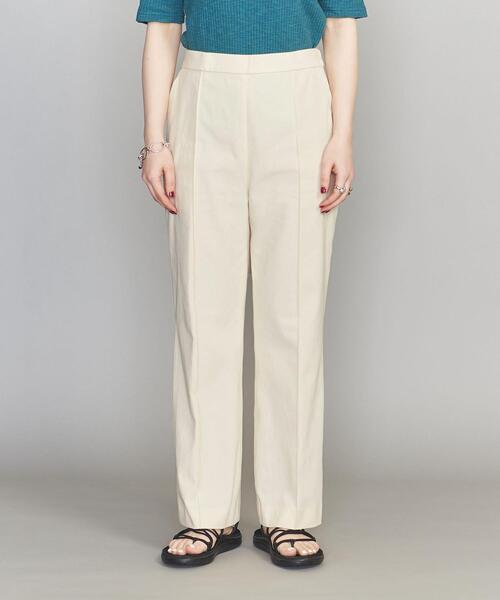 BEAUTY&YOUTH UNITED ARROWS（ビューティーアンドユースユナイテッドアローズ）の「BY コットンイージークロップドフレアパンツ/ライナー（その他パンツ・レディース・オフホワイト・SMALL/MEDIUM/LARGE）」の6枚目の写真