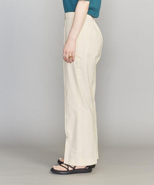 BEAUTY&YOUTH UNITED ARROWS（ビューティーアンドユースユナイテッドアローズ）の「BY コットンイージークロップドフレアパンツ/ライナー（その他パンツ・レディース・オフホワイト・SMALL/MEDIUM/LARGE）」の3枚目の写真