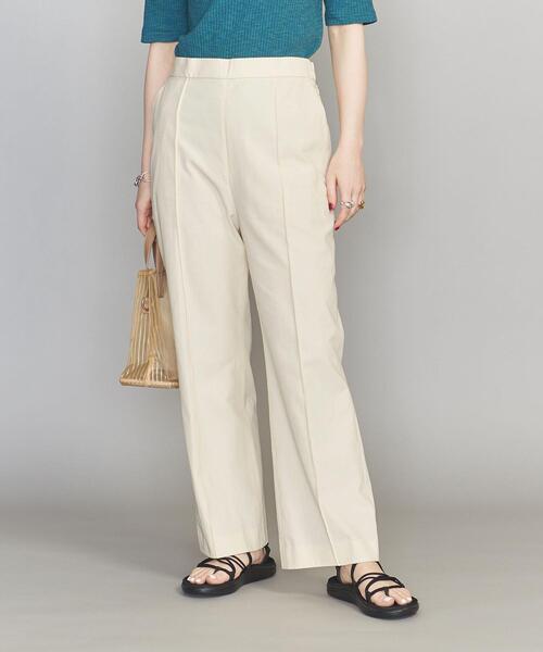 BEAUTY&YOUTH UNITED ARROWS（ビューティーアンドユースユナイテッドアローズ）の「BY コットンイージークロップドフレアパンツ/ライナー（その他パンツ・レディース・オフホワイト・SMALL/MEDIUM/LARGE）」の7枚目の写真