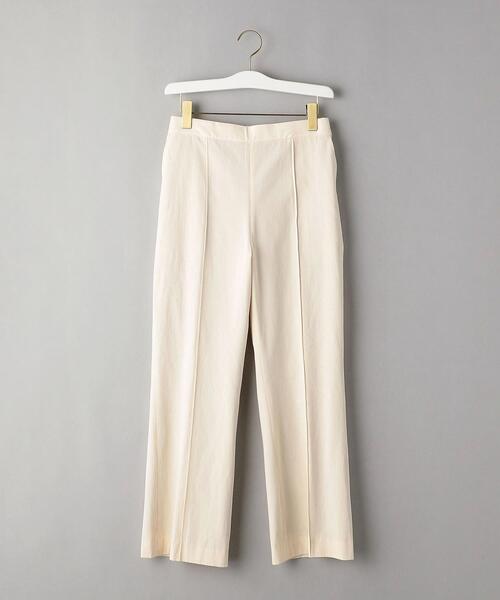 BEAUTY&YOUTH UNITED ARROWS（ビューティーアンドユースユナイテッドアローズ）の「BY コットンイージークロップドフレアパンツ/ライナー（その他パンツ・レディース・オフホワイト・SMALL/MEDIUM/LARGE）」の8枚目の写真