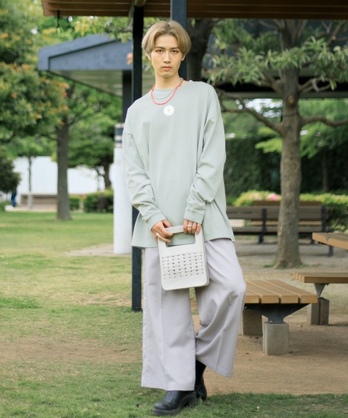 Adoon plain（アドーンプレーン）の「【Adoon plain】レザーショッパー（ハンドバッグ・メンズ・グレー/ダークブラウン/ブラック・FREE）」の10枚目の写真