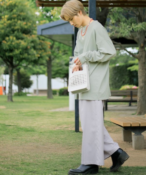 Adoon plain（アドーンプレーン）の「【Adoon plain】レザーショッパー（ハンドバッグ・メンズ・グレー/ダークブラウン/ブラック・FREE）」の12枚目の写真