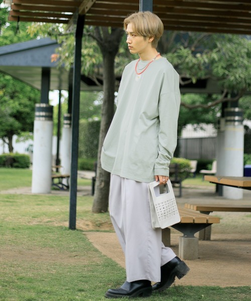 Adoon plain（アドーンプレーン）の「【Adoon plain】レザーショッパー（ハンドバッグ・メンズ・グレー/ダークブラウン/ブラック・FREE）」の11枚目の写真