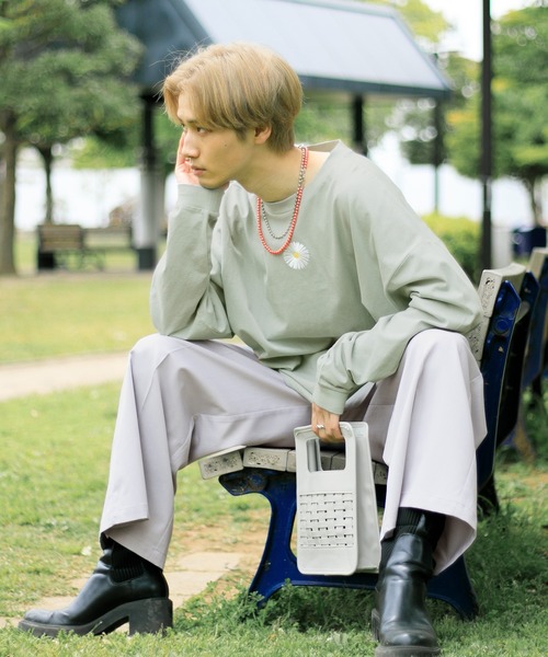 Adoon plain（アドーンプレーン）の「【Adoon plain】レザーショッパー（ハンドバッグ・メンズ・グレー/ダークブラウン/ブラック・FREE）」の13枚目の写真