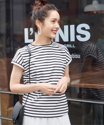 coca（coca） | フレンチスリーブボーダーTOPS(Tシャツ/カットソー)